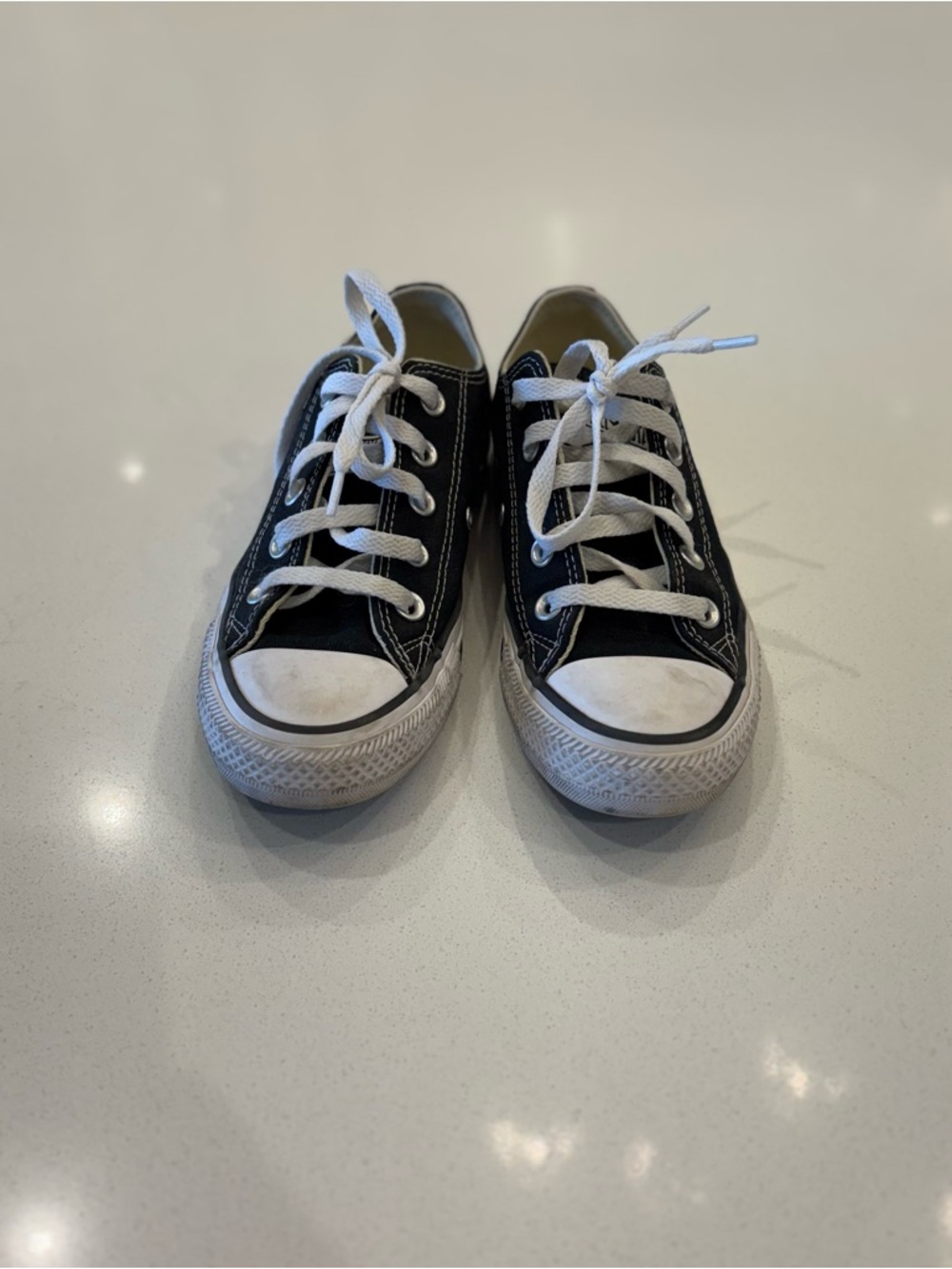 Converse Black and White Low-Top Sneakers